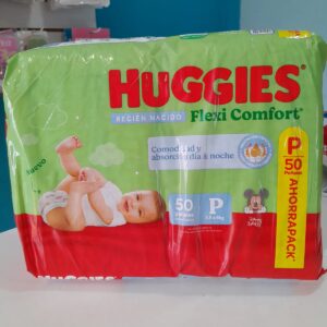 PAÑAL HUGGIES FLEXI COMPORT – RECIEN NACIDO