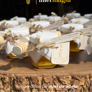 RECUERDITOS PERSONALIZADOS DE MIEL DE ABEJA 50gr